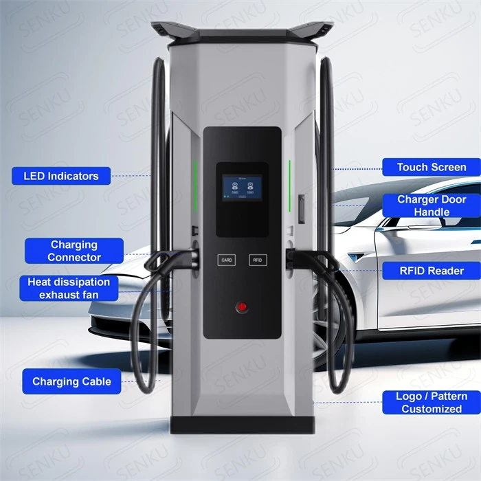 140KW CHADEMO 1000V DC Charging Voltage For Electric Cars