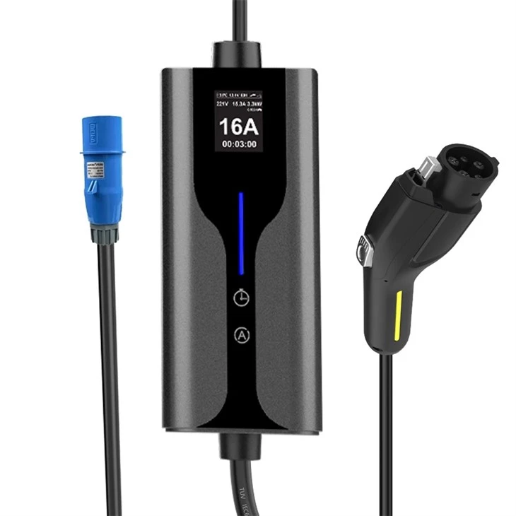 32 AMP Type1 Leibhéal 2 EVSE iniompartha 240V EV Charger