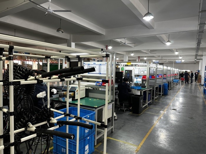 charging socket for electric car factory